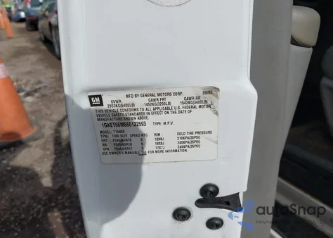 2006 GMC Envoy Xl Denali from USA, damaged, VIN 1GKET66M866122593